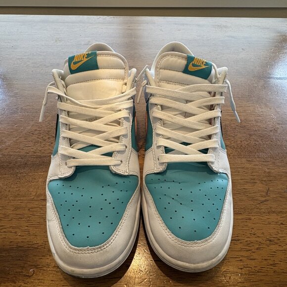Nike Dunk Low Retro Dusty Cactus In Blue - Size 11 - Picture 3 of 4